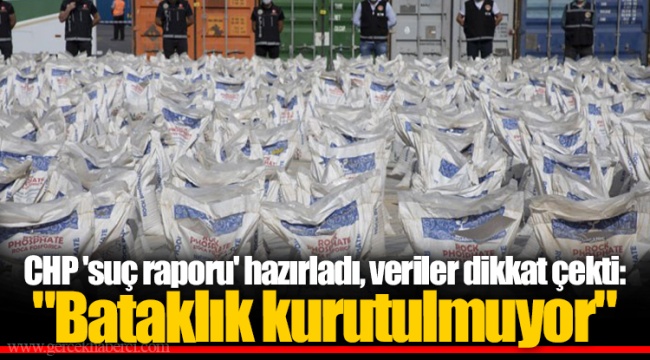 CHP 'suç raporu' hazırladı, veriler dikkat çekti: "Bataklık kurutulmuyor"