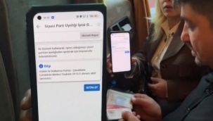 CHP üyesi yurttaş, 2019 yılında AKP'ye üye yapıldığını öğrendi