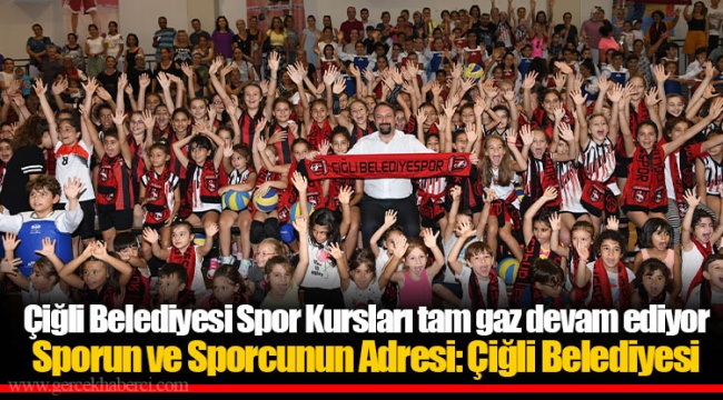 Çiğli Belediyesi Spor Kursları tam gaz devam ediyor Sporun ve Sporcunun Adresi: Çiğli Belediyesi