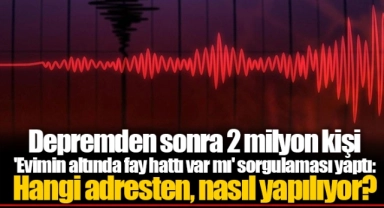 Depremden sonra 2 milyon kişi 'Evimin altında fay hattı var mı' sorgulaması yaptı: Hangi adresten, nasıl yapılıyor?