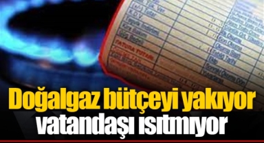 Doğalgaz bütçeyi yakıyor vatandaşı ısıtmıyor