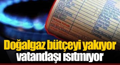 Doğalgaz bütçeyi yakıyor vatandaşı ısıtmıyor