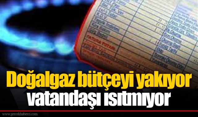 Doğalgaz bütçeyi yakıyor vatandaşı ısıtmıyor