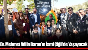 Dr. Mehmet Atilla Baran’ın İsmi Çiğli’de Yaşayacak