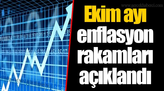 Ekim ayı enflasyon rakamları açıklandı