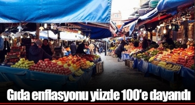 Gıda enflasyonu yüzde 100'e dayandı