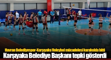 Havran Belediyespor-Karşıyaka Voleybol mücadelesi karakolda bitti