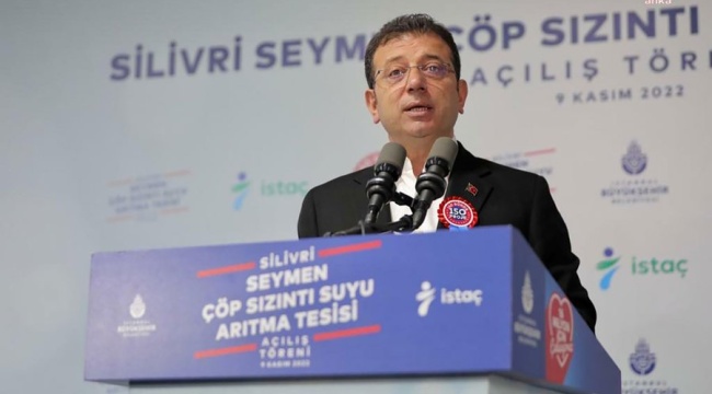 İmamoğlu: Kanal İstanbul tehdidini 16 milyon İstanbulluyla bertaraf edeceğiz