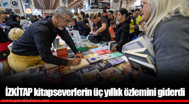 İZKİTAP kitapseverlerin üç yıllık özlemini giderdi