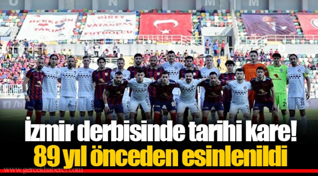 İzmir derbisinde tarihi kare! 89 yıl önceden esinlenildi
