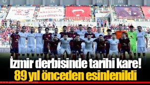 İzmir derbisinde tarihi kare! 89 yıl önceden esinlenildi