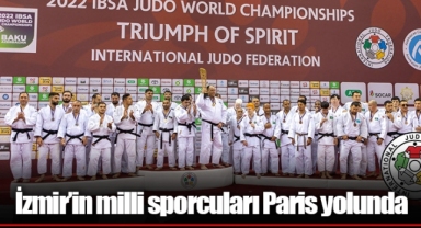 İzmir’in milli sporcuları Paris yolunda