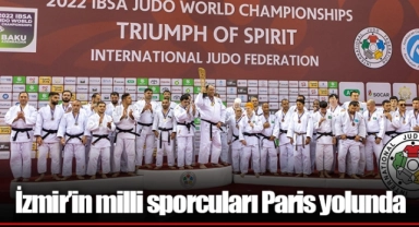 İzmir’in milli sporcuları Paris yolunda  