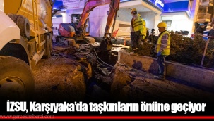 İZSU, Karşıyaka’da taşkınların önüne geçiyor
