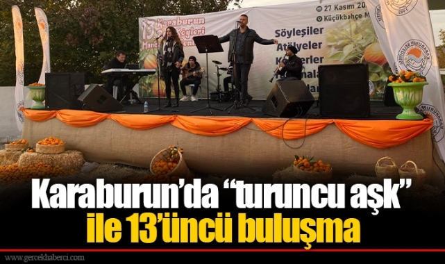 Karaburun’da “turuncu aşk” ile 13’üncü buluşma