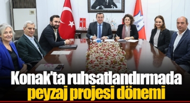 Konak’ta ruhsatlandırmada peyzaj projesi dönemi