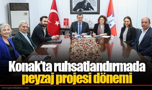 Konak’ta ruhsatlandırmada peyzaj projesi dönemi