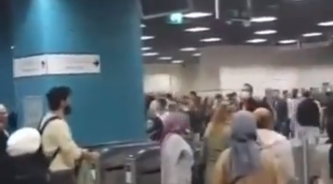 Marmaray'da acil durum alarmı verildi