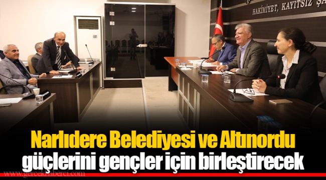 Narlıdere Belediyesi ve Altınordu güçlerini gençler için birleştirecek