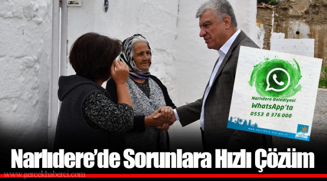 Narlıdere’de Sorunlara Hızlı Çözüm