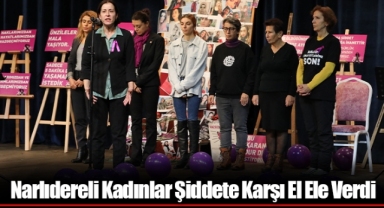 Narlıdereli Kadınlar Şiddete Karşı El Ele Verdi