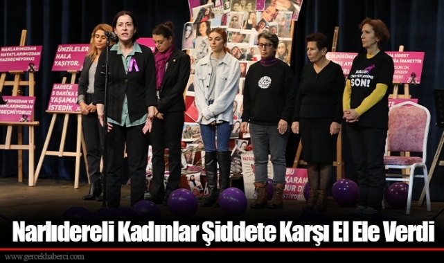 Narlıdereli Kadınlar Şiddete Karşı El Ele Verdi