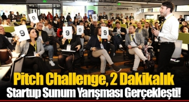 Pitch Challenge, 2 Dakikalık Startup Sunum Yarışması Gerçekleşti!