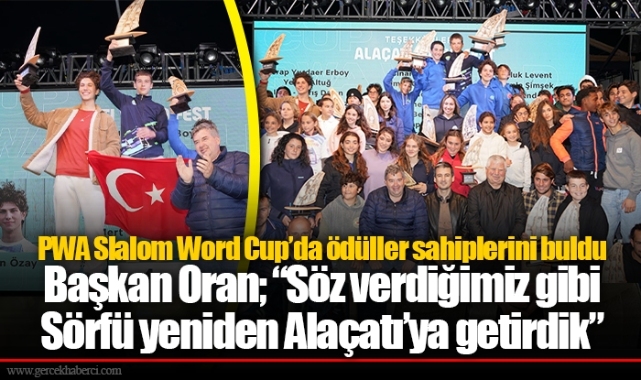 PWA Slalom Word Cup’da ödüller sahiplerini buldu