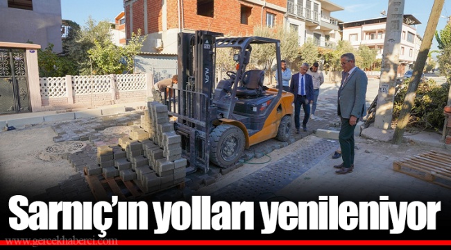 Sarnıç’ın yolları yenileniyor