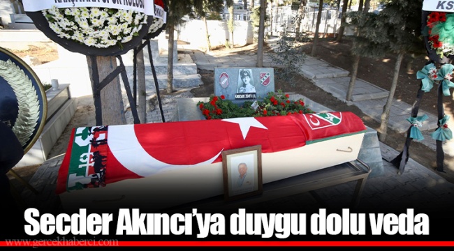 Secder Akıncı’ya duygu dolu veda