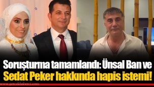 Soruşturma tamamlandı: Ünsal Ban ve Sedat Peker hakkında hapis istemi!