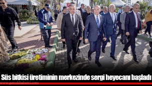 Süs bitkisi üretiminin merkezinde sergi heyecanı başladı