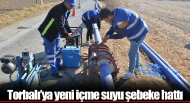 Torbalı’ya yeni içme suyu şebeke hattı