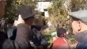 Tunç Soyer o bölgeyi ziyaret ederken dinamit patlattılar