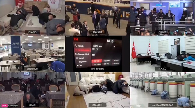 Türkiye genelinde 'Deprem Anı Ülke Tatbikatı' düzenlendi