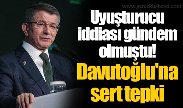 Uyuşturucu iddiası gündem olmuştu! Davutoğlu'na sert tepki