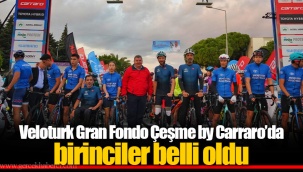 Veloturk Gran Fondo Çeşme by Carraro’da birinciler belli oldu