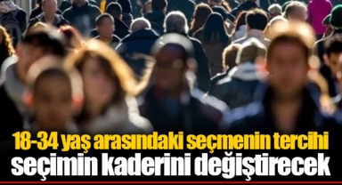 18-34 yaş arasındaki seçmenin tercihi seçimin kaderini değiştirecek