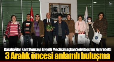 3 Aralık öncesi anlamlı buluşma