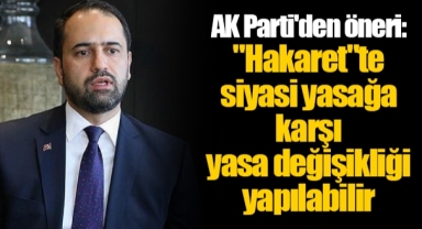 AK Parti'den öneri: