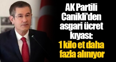 AK Partili Canikli'den asgari ücret kıyası: 1 kilo et daha fazla alınıyor
