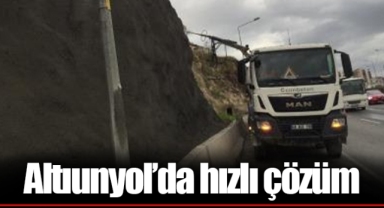 Altıunyol’da hızlı çözüm