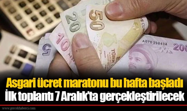 Asgari ücret maratonu bu hafta başladı İlk toplantı 7 Aralık’ta gerçekleştirilecek