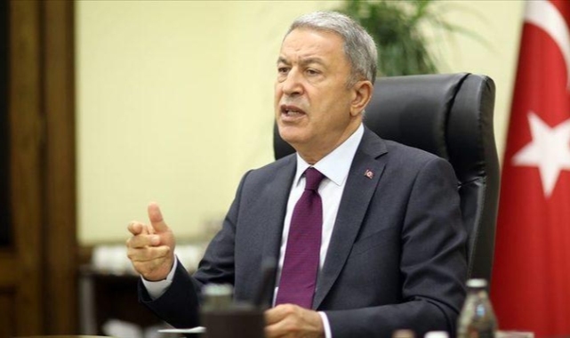 Bakan Akar "Kimseden izin almayız" diyerek rest çekti! "Meşru müdafaa hakkımızı kullanıyoruz"