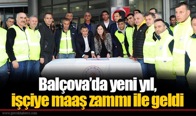 Balçova’da yeni yıl, işçiye maaş zammı ile geldi