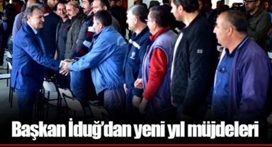 Başkan İduğ’dan yeni yıl müjdeleri