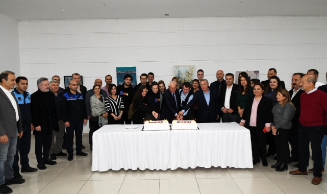 Başkan Selvitopu, meclis üyeleri ve çalışanlar yeni yılı birlikte karşıladı
