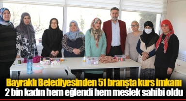 Bayraklı Belediyesinden 51 branşta kurs imkanı