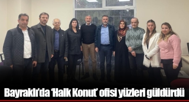 Bayraklı’da ‘Halk Konut’ ofisi yüzleri güldürdü