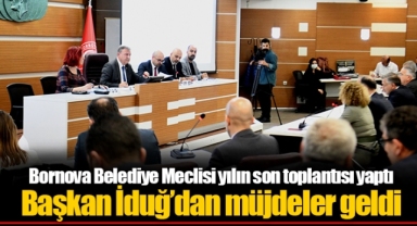 Bornova Belediye Meclisi yılın son toplantısı yaptı